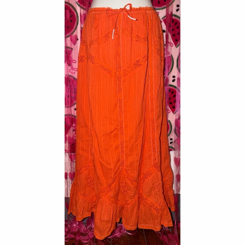 🧡 Urban Outfitters Vibrant Maxi Skirt